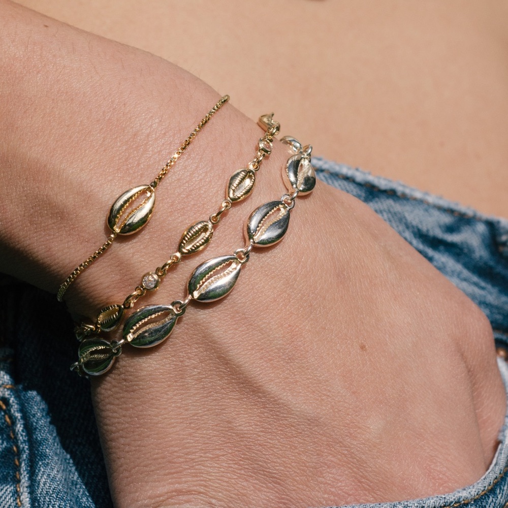 Goldfield mini shell bracelet